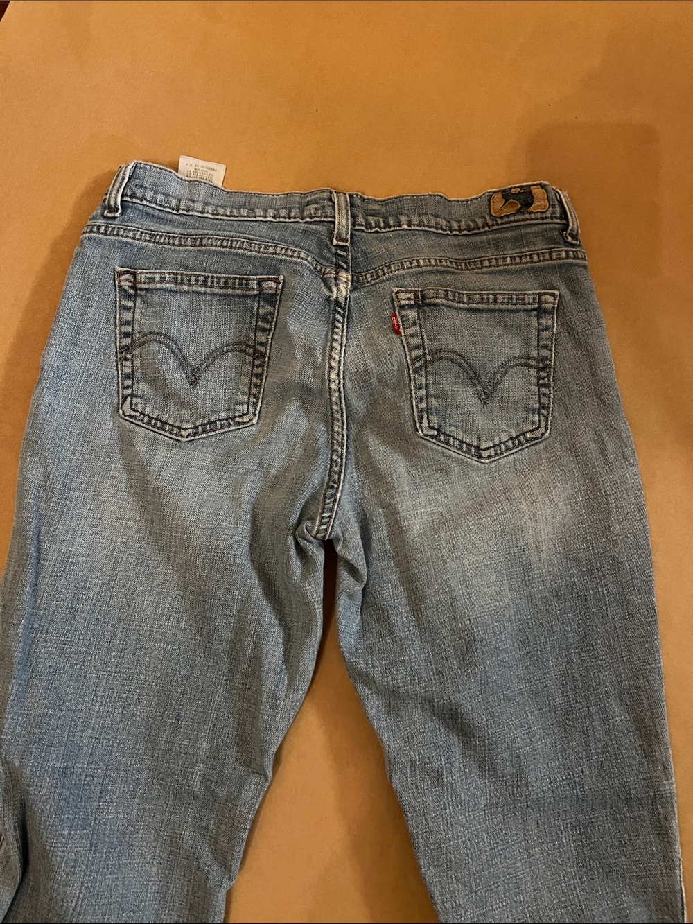 Levi’s Light Wash Straight Leg Jeans size 10 Long - Picture 5 of 5